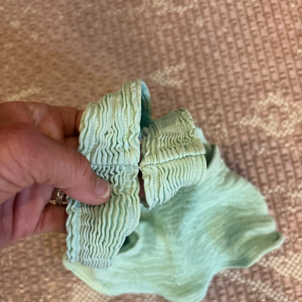 Mint Ribbed Bikini Set - image 6